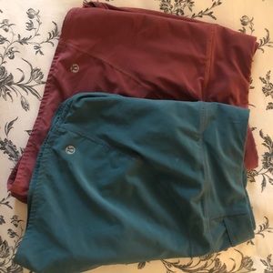 Size 8 pleated lululemon shorts